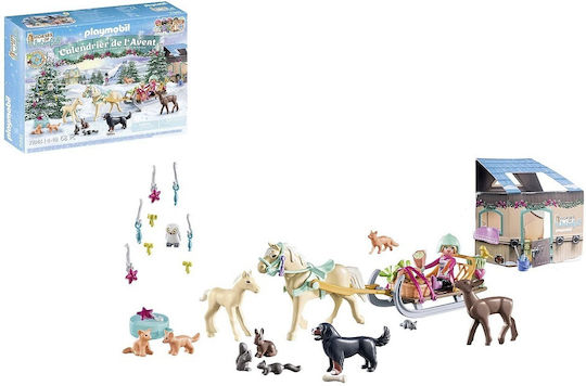 Playmobil Horses Of Waterfall Sleigh Ride for 4-10 years old