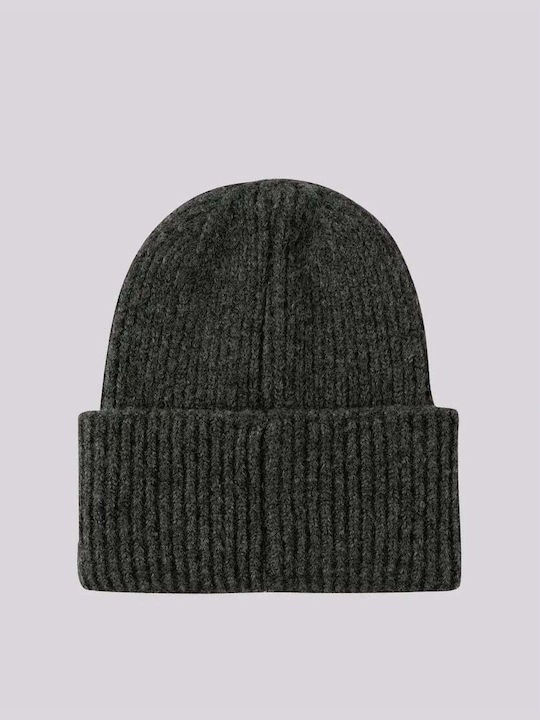 Replay Beanie Unisex Beanie Knitted in Gray color