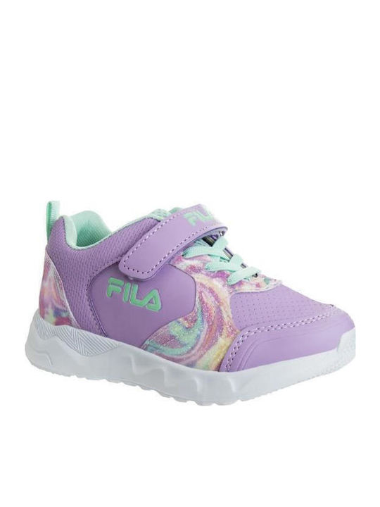Παιδικά Sneakers με Σκρατς Λιλά