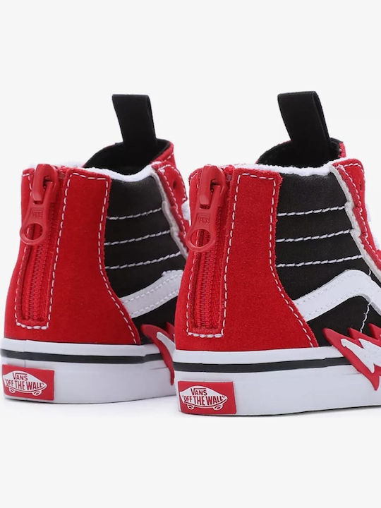 TD SK8-Hi Zip Kids Sneakers High Red