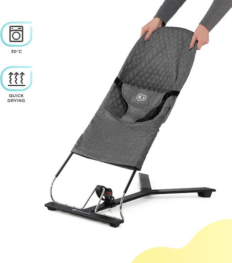 Kinderkraft Χειροκίνητο Relax Μωρού Gravity Buoy Mimi Γκρι για Παιδί έως 9kg