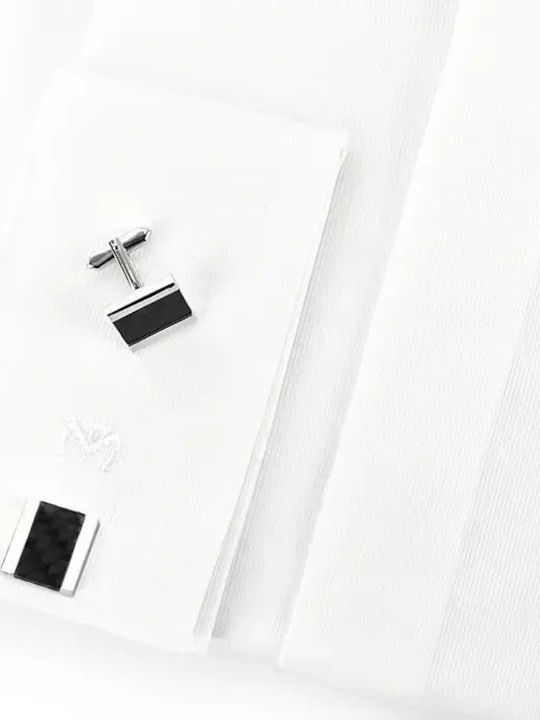 Ascot Cufflinks from Steel in Black Color Ascot Cufflinks from Steel in Black Color