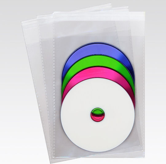 CD/DVD Sleeve Transparent 100pcs