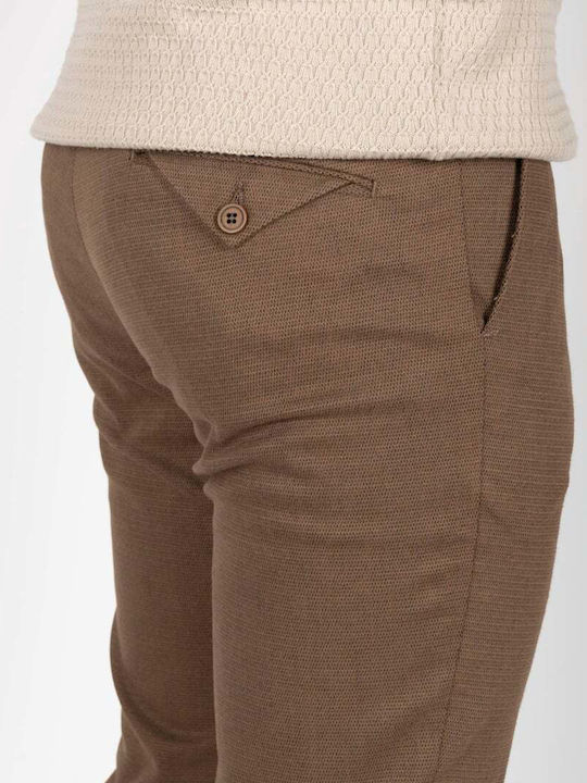 Pantaloni cu Croială Normală Maro