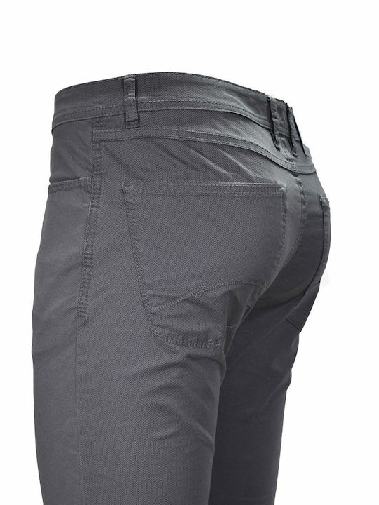 Trousers Elastic in Slim Fit Gray