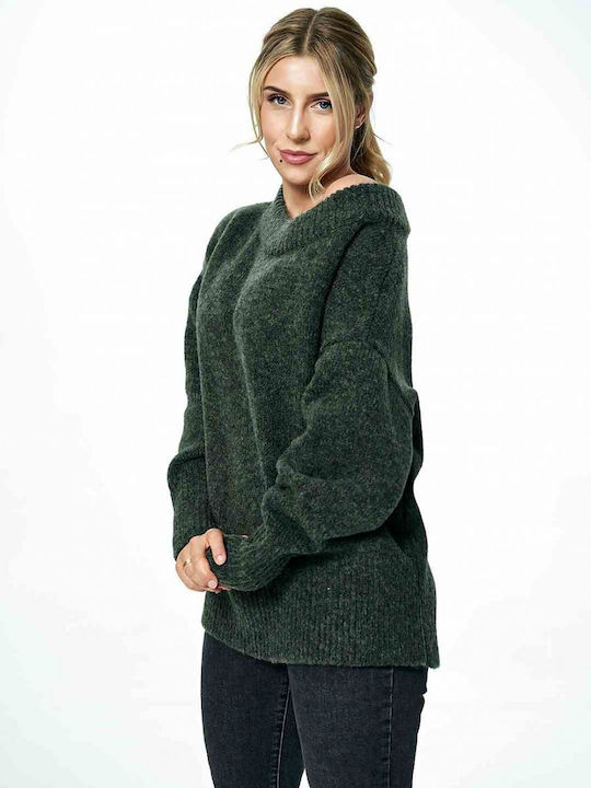 Figl Women's Long Sleeve Sweater Green