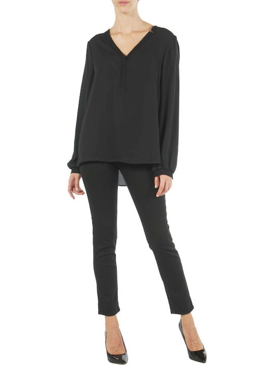 Monroe Dama Tesatura Pantaloni cu Croială Slim Alb