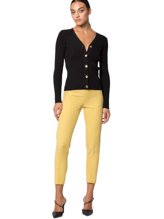 kocca Women's Fabric Trousers Yellow