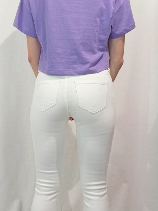 Damenjeans in Enger Passform Weiß