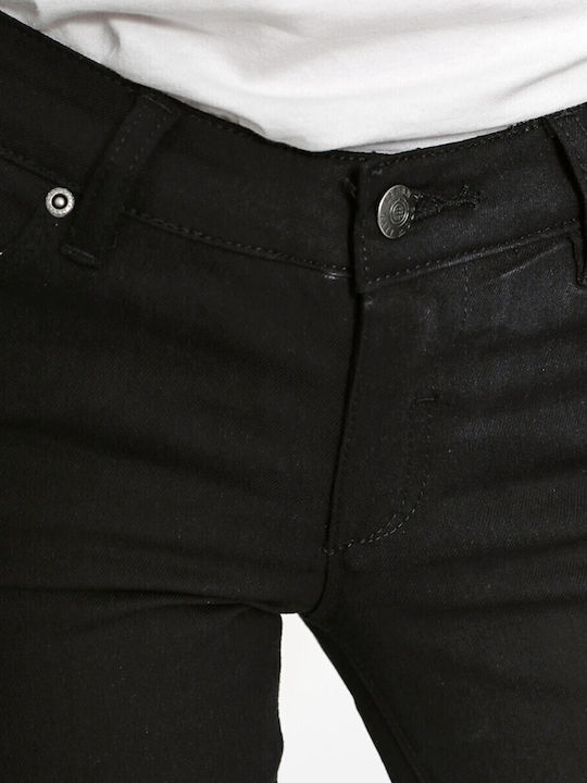 Damen Stoff Hose Schwarz