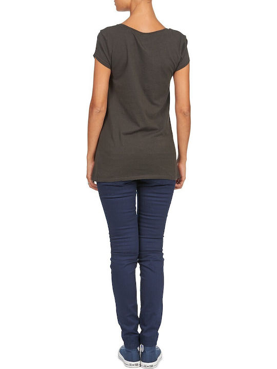 Damen Stoff Hose Blau