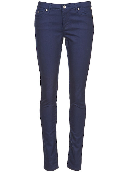 Damen Stoff Hose Blau
