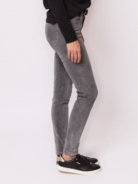 Heavy Tools High Waist Women's Jean Trousers Gray