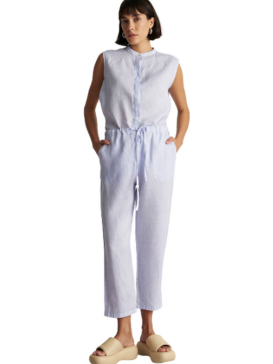 Women's Linen Trousers Black