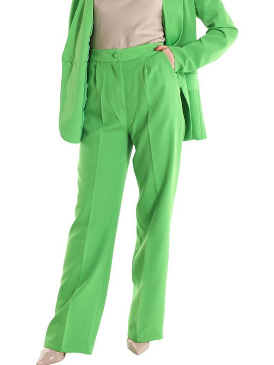 Remix Women's Green Set with Trousers