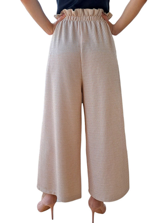 Remix Femei Tesatura Pantaloni cu Elastic Roz