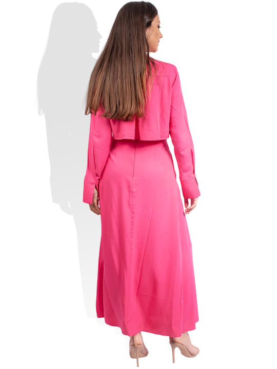 Rochie Midi de Vară Roz