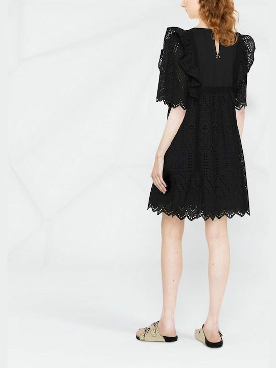 Twinset Dress Summer Mini Dress Black