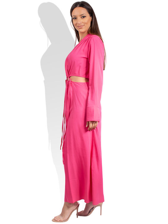 Rochie Midi de Vară Roz
