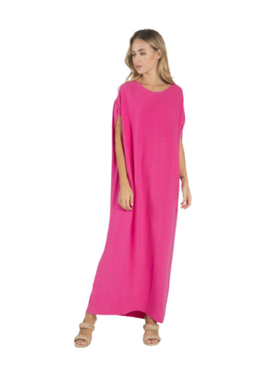 Sommer Maxi Kleid Rosa