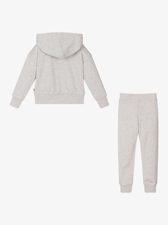 Billieblush Kids Sweatpants Set Gray 2pcs