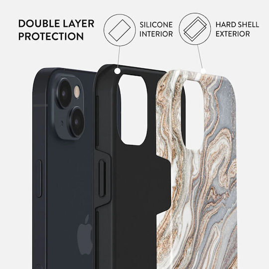 Burga Fashion Tough Back Cover Plastic Gri (iPhone 14 Plus)