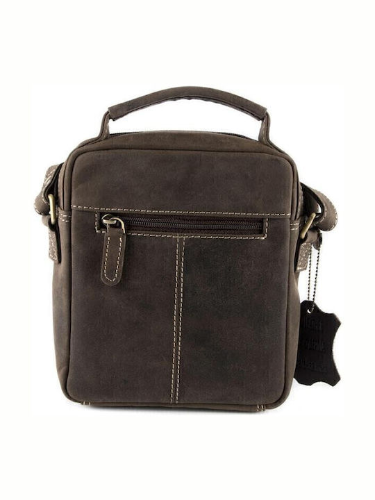 Leather Men's Bag Shoulder / Crossbody Brown