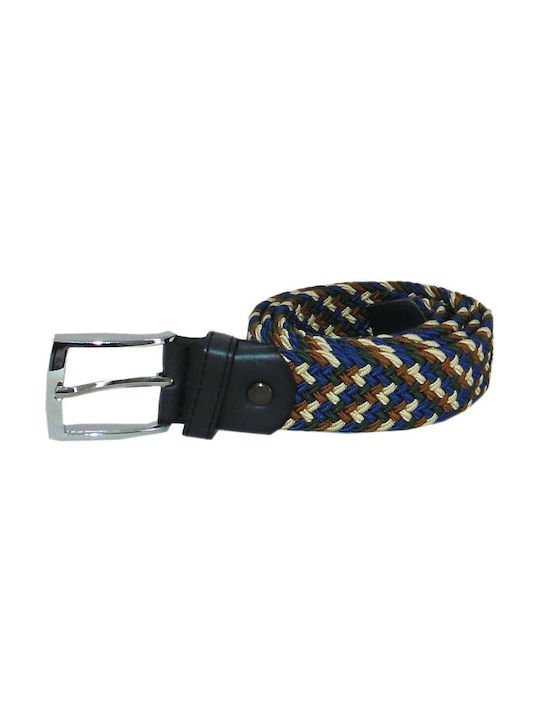 Men's Knitted Belt Blue