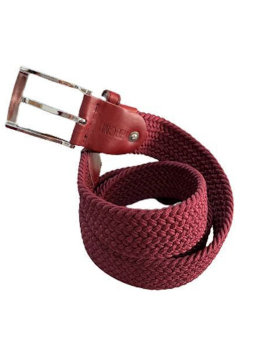 Curea pentru bărbați Burgundy Curea pentru bărbați Burgundy