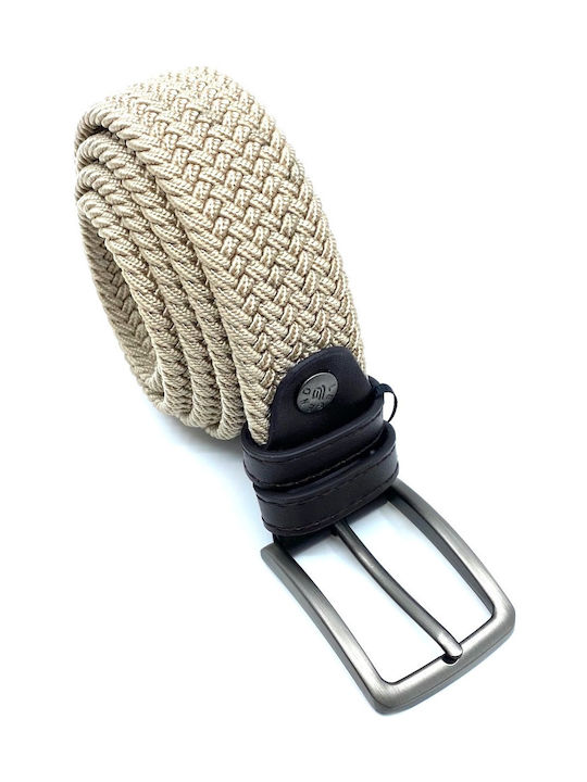 Legend Accessories Ανδρική Ζώνη Υφασμάτινη Μπεζ