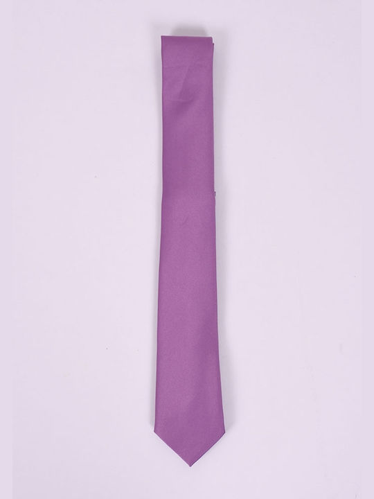 Ανδρική Γραβάτα Μονόχρωμη σε Μπορντό Χρώμα
