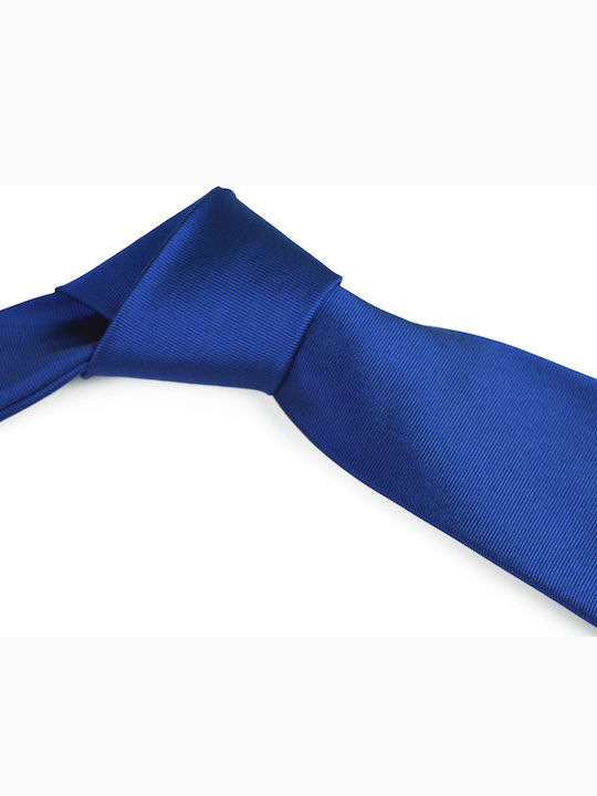 Octopus Sol Men's Tie Silk Monochrome in Blue Color