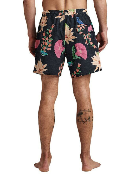 Roark Revival Men's Swimwear Bermuda Black Floral