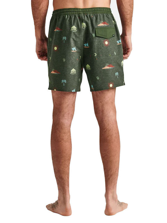 Roark Revival Men's Swimwear Shorts Khaki with Patterns