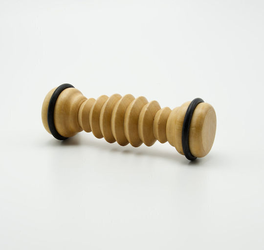 Ancient Wisdom Wooden Roller Massage for the Legs Brown AW0005