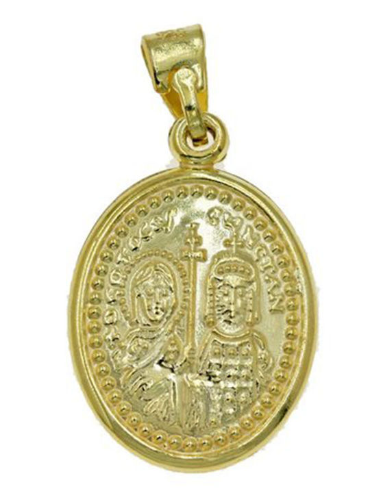 Goldjewels Κολιέ Φυλαχτό από Επιχρυσωμένο Ασήμι