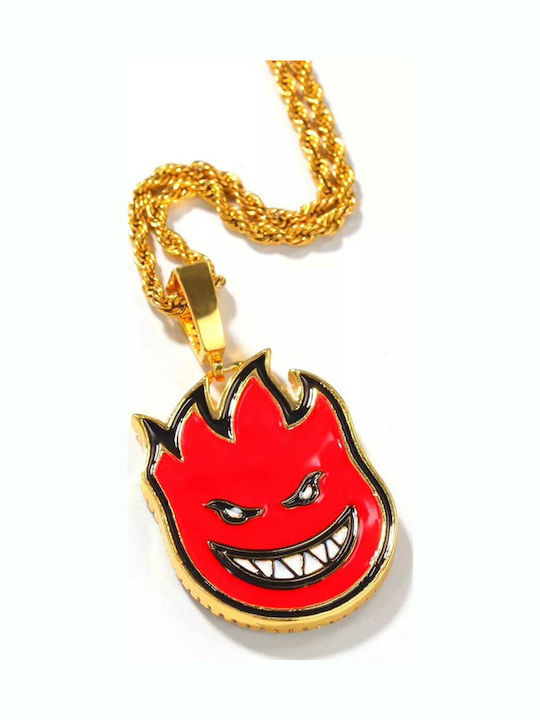 Goldjewels Goldjewels Heatman Doppeltes Vergoldetes Halskette Goldjewels Goldjewels Heatman Doppeltes Vergoldetes Halskette