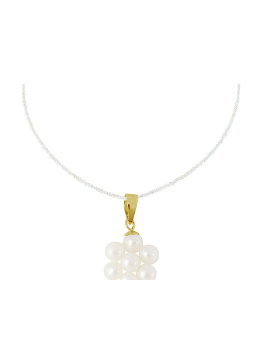 Margaritari Charm with Stones made of 14K Gold