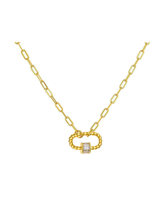 Necklace from Gold Plated Silver