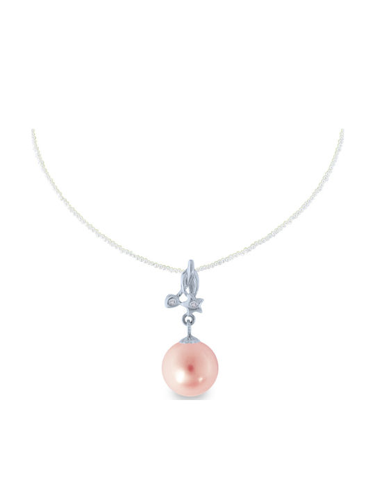 Margaritari Charm mit Steinen aus 18K Roségold