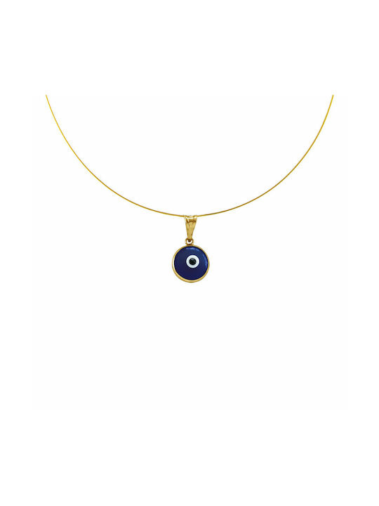 Necklace Eye from Gold 14K