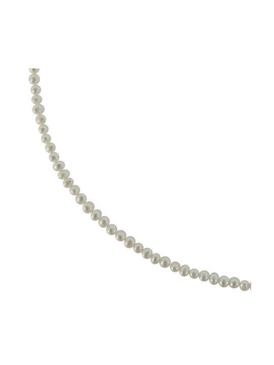 Necklace from Gold 14K with Pearls