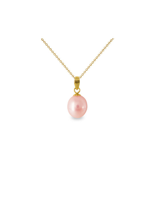 Charm from Gold 14K with Pearls