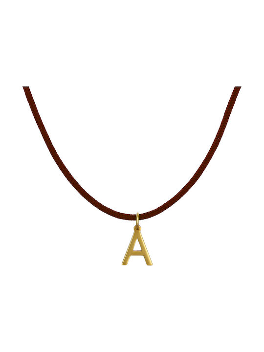 Colier Monogramă din Aur 14K