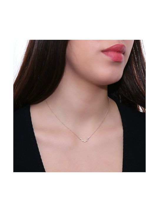 Necklace from Gold 14K with Diamond