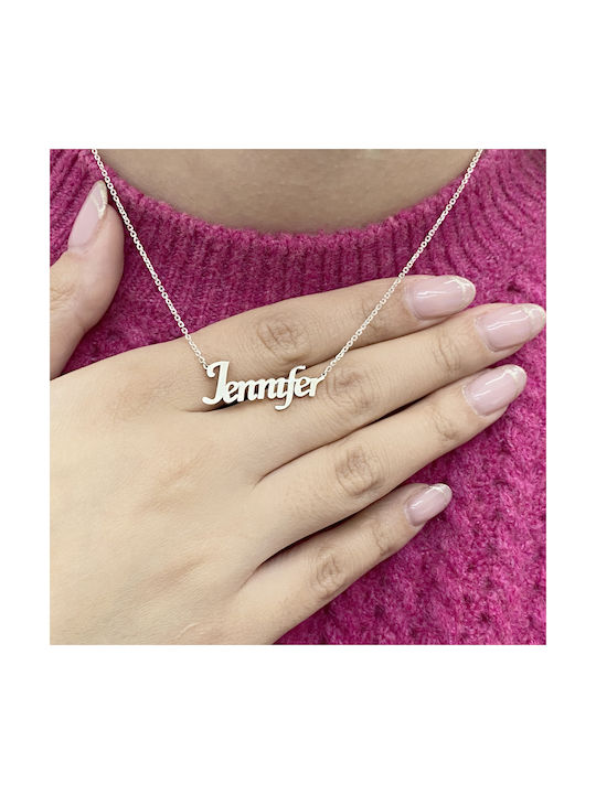 Necklace Name from Silver