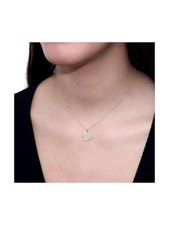 Necklace Mum from Gold 14K