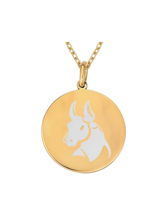 Necklace Zodiac Sign from Gold Plated Silver