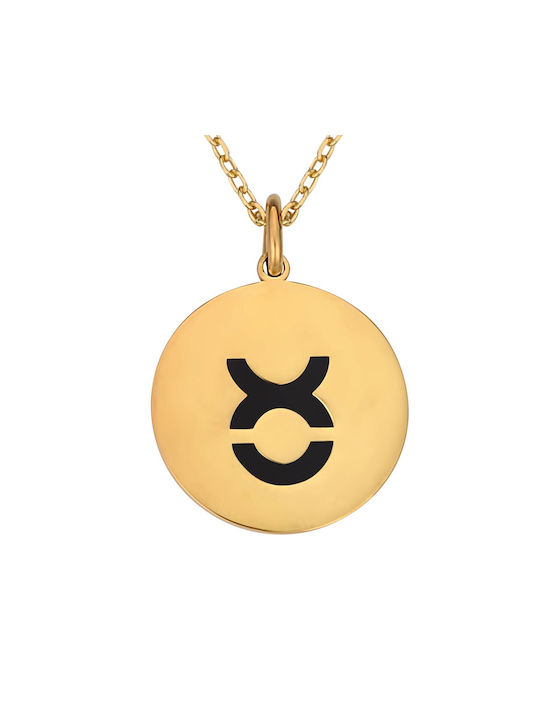 Necklace Zodiac Sign from Gold Plated Silver