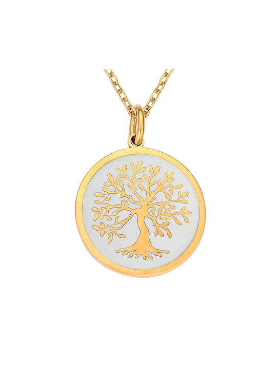 Necklace Tree from Gold Plated Silver